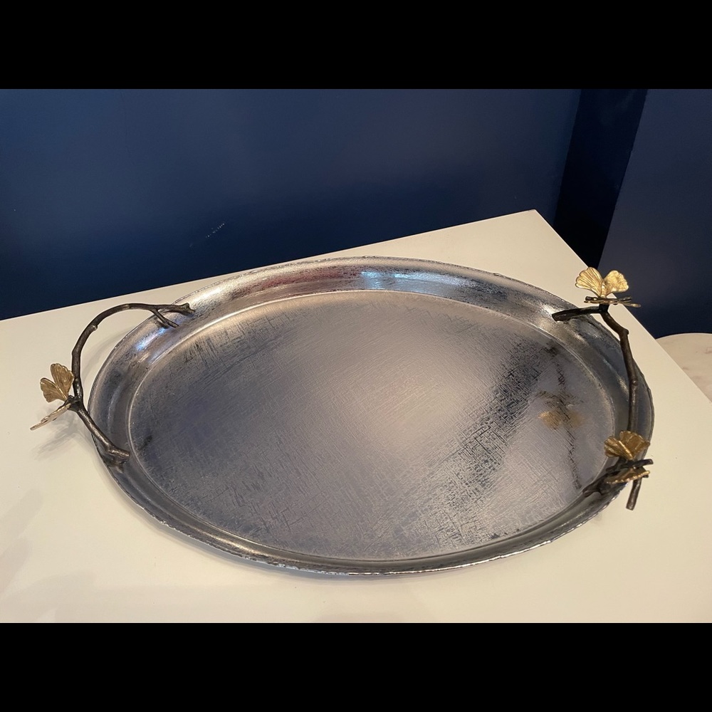 Michael Aram Butterfly Ginkgo Oval Tray